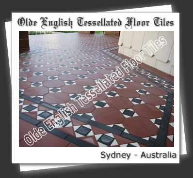 octagon dots floor tiles 0223